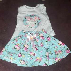 Easter shirt and skirt